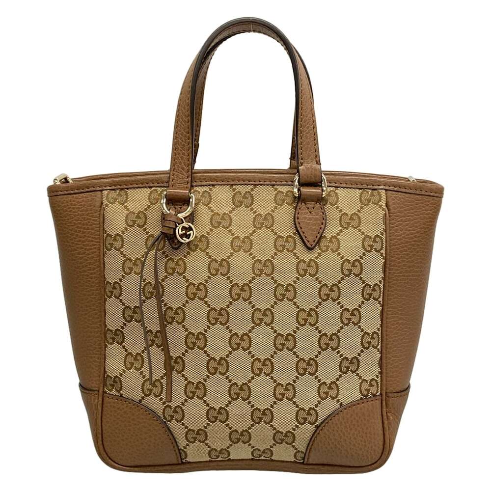 Gucci Bree Tote Bag 449241 Canvas Leather